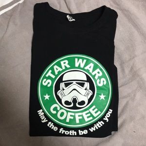 EUC Star Wars / Starbucks tee